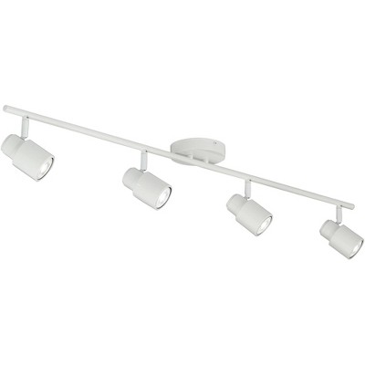 Melson White 4-Head LED Ceiling Track Light Fixture