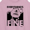 Women's - Disney - Everythings Fine Graphic Racerback Tank - image 2 of 4