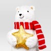 Christmas Plush Polar Bear with Star Decor - Wondershop™ - 3 of 3
