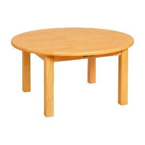 ECR4Kids Hardwood Table with 14in Legs, Kids Furniture, Honey - 1 of 4