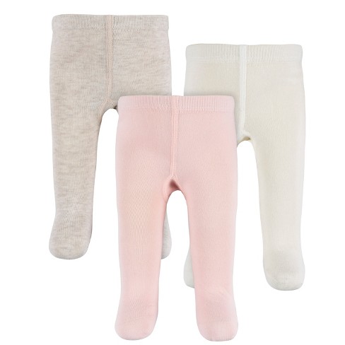 Gerber Baby And Toddler Girls Tights Light Grey Heather 3 pack 6 12 Months Target