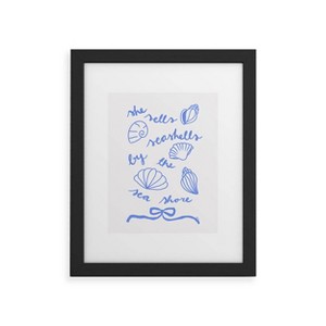 Deny Designs AthenesAtelier She Sells Sea Shells Coastal Art Print - 1 of 4