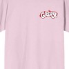 Grease Tell Me About It, Stud Women's Pink Short Sleeve Crew Neck Sleep Shirt - image 2 of 4