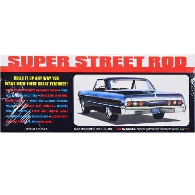1/25 Scale Model Kit 1964 Chevy Impala Super Street Rod | AMT Skill 2 1396 | Unassembled