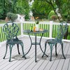 Yaheetech 3 Piece Outdoor Bistro Table Set for Garden Backyard - 2 of 4