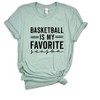 Simply Sage Market Women's Basketball Is My Favorite Season Short Sleeve Graphic Tee - 3 of 4