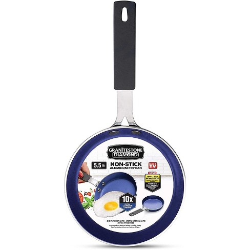 Granitestone Nonstick 14 Frying Pan with Lid Ultra Durable Mineral and Diamond Triple Coated Surface, Family Sized Open Skillet