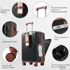 Carry On Luggage with USB Port and Cup Holder, 2-Piece Expandable Travel Set for Airplane Use, 20 Inch Tote Combo - Cuddlewood - 2 of 4