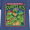 Girls' - Teenage Mutant Ninja Turtles - Retro Group Fitted Short Sleeve Graphic T-Shirt - 2 of 4
