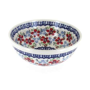 Blue Rose Polish Pottery Manufaktura Cereal Bowl