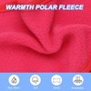 Unique Bargains Polar Fleece Stretchy Winter Running Sweatband with Button Ear Warmer Headband - 3 of 4