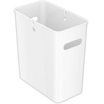 iTouchless SlimGiant Wastebasket 4.2 Gallon White