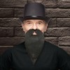 Mustaches Black Beard & Moustache Adult Costume Accessory Set - 3 of 4