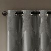 PAGED Knitted Jacquard Total Blackout Curtain for Bedroom,Window Curtain Panel with Grommet Top,Living Room Curtains Machine Washable - 3 of 4