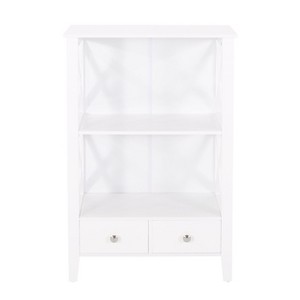 NicBex Bathroom Storage Cabinet,Modern Storage Cabinet with 2 Drawers and Shelves for Living Room,Home Office - 1 of 1