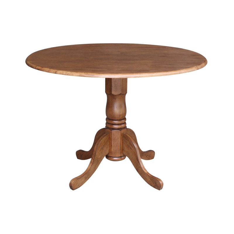 42" Mason Round Dual Drop Leaf Dining Table - International Concepts, 3 of 19
