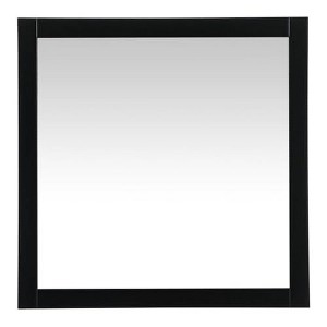 Elegant Lighting Aqua vanity mirror 36x36 inch in black - 1 of 4