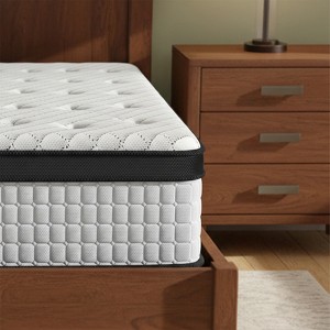 Mattress 12 inch, Hybrid Mattress in a Box with Memory Foam and Pocket Springs for Pressure Relief, Medium Firm Mattress, Motion Isolation,CertiPUR-US - 1 of 4