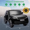 24v Electric SUV for Kids, 2-Seater Licensed Land Rover Battery Car w/Remote, LED Lights, Bluetooth Music & 3-Speed Modes - 2 of 4