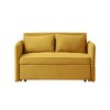 NicBex Convertible Sleeper Chair,Modern Pull-out Sofa Bed with Backrest,Comfortable Couches for Living Room,Black/Beige/Yellow/Ivory - 4 of 4