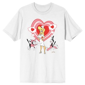 Animaniacs Hello Nurse Men's White T-shirt - 1 of 1