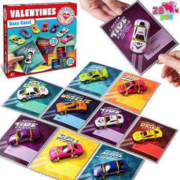Fun Little Toys 28 Pcs Valentine's Day Greeting Cards with Putty