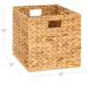 Best Choice Products 12x12in Hyacinth Baskets, Set of 5 Multipurpose Collapsible Organizers w/ Inserts - 2 of 4