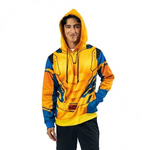 Mens Wolverine Cosplay Full-Art Hoodie Sweatshirt - 1 of 4