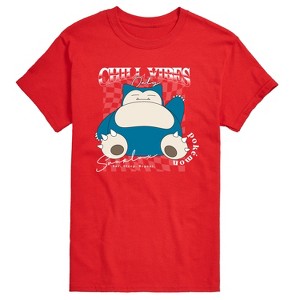 Men's - Pokémon - Snorlax Chill Vibes Short Sleeve Graphic T-Shirt - 1 of 3