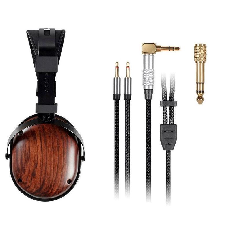 Monolith M565C Over Ear Planar Magnetic Headphones - Black/Wood With 106mm Driver, Closed Back Design, Comfort Ear Pads For Studio/Professional, 5 of 7