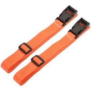 Unique Bargains Travel Packing Accessories Adjustable Utility Straps 2 Pcs - 1 of 4