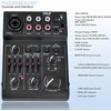 Pyle 3 Channel Bluetooth Audio Mixer - DJ Sound Controller Interface with USB Soundcard for PC Recording, XLR, & 3.5mm Microphone Jack - 2 of 4