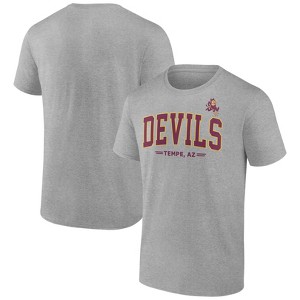 NCAA Arizona State Sun Devils Men's Gray Bi-Blend T-Shirt - 1 of 3