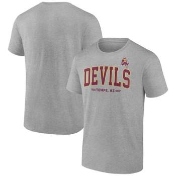 NCAA Arizona State Sun Devils Men's Gray Bi-Blend T-Shirt