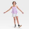 Girls' Handkerchief Hem Tank Top - art class™ - image 3 of 3