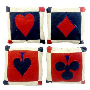 Boyds Bears Plush 6.0 Inch Aces Accent Pillows Americana Accessory Throw Pillow Sets