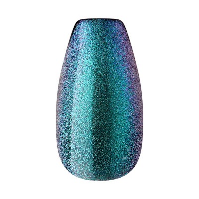 KISS Products Gel Fantasy Magnetic Fake Nails - Chameleon - 31ct