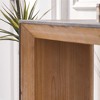 Alilang 59 Inch Console Patio Table Narrow Entry Way Modern Sleek Design-Black - 3 of 4
