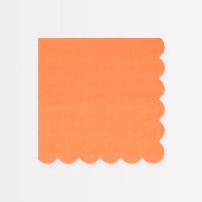 Meri Meri Papaya Large Napkins (Pack of 16)