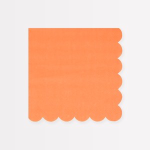 Meri Meri Papaya Large Napkins (Pack of 16) - 1 of 4