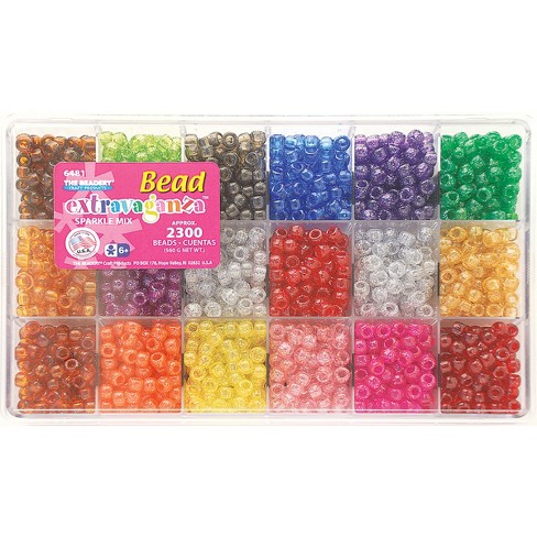 The Beadery Extravaganza Bead Box Pearl & Faceted Kit, 19.75 Oz., 2300 Count