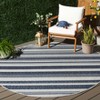 Beach House BHS410 Power Loomed Stain Resistant Non-Shedding Indoor/Outdoor Rugs - Safavieh - 2 of 4