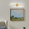 LLHZSY Minimalist Linear LED Vanity Light Dimmable Metal Wall Sconce - 23 1/2 inches - Gold/3000K Warm White Light - 4 of 4