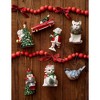 Spode Christmas Tree Skating Teddy Bear Ornament - 4 of 4