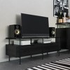 RealRooms Vance TV Stand for TVs up to 60", Black Oak - 2 of 4