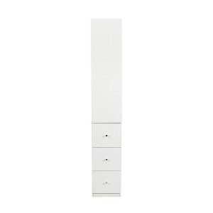 Yinvani 70.87" H Modern Wooden Tall Bookshelf Bookcase, Display Storage Cabinet with 4-Tier Shelf, 3 Side Drawers - 1 of 4