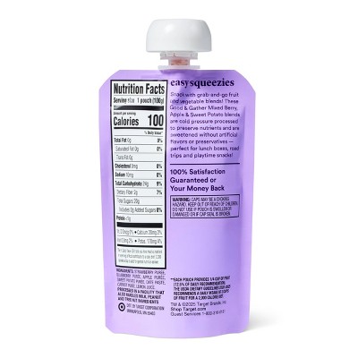 Mixed Berry, Apple & Sweet Potato Pouch - 3.5oz - Good & Gather™