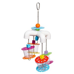 Prevue Pet Products Sink 'n Seek Playfuls Forage & Engage Bird Toy 60250. - 1 of 2