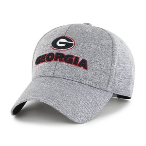 NCAA Georgia Bulldogs Gray Rodeo Snapback Baseball Hat: Adjustable Woven Team Logo - 1 of 2