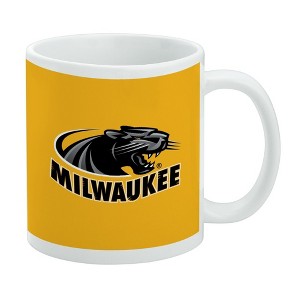 University of Wisconsin Milwaukee Official Logo Ceramic Coffee Mug Novelty Gift Mugs for Coffee Tea and Hot Drinks 11oz White - 1 of 4
